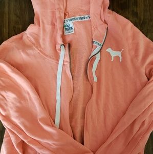 VS Pink Zip Up Hoodie